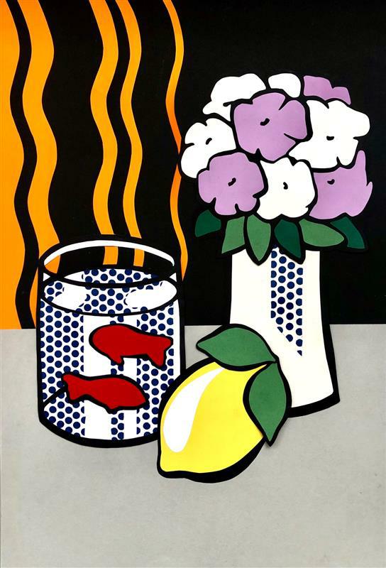 Pop Art Stillleben (Collage) von Lara Drechsel (J1), April 2023